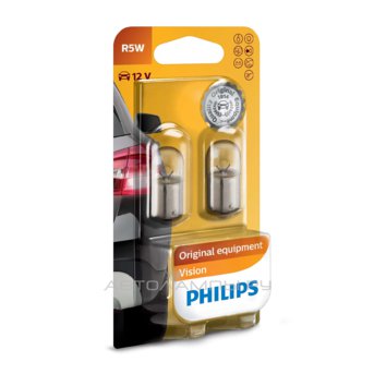 Лампа Philips R5W Standard 12V 5W (2 шт.)